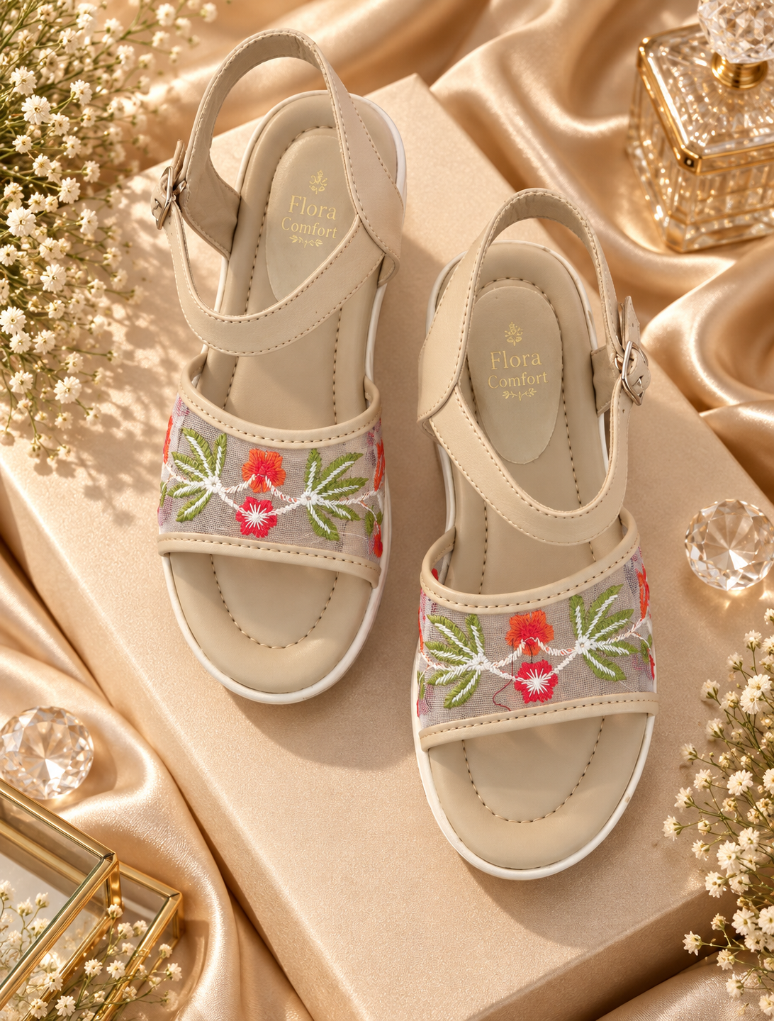 Flora Bloom Comfort Sandals